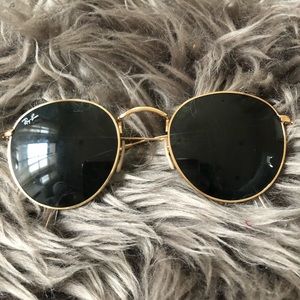 Ray ban round metal sunglasses